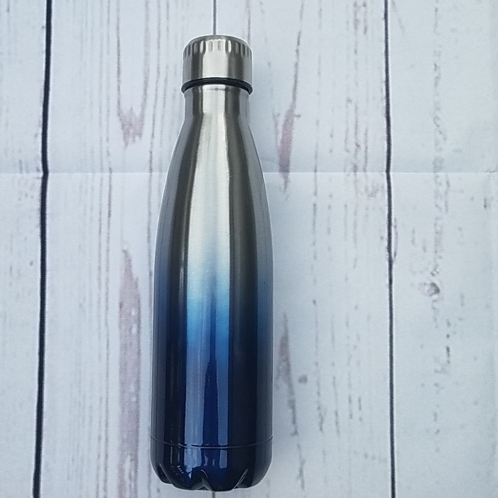 Crofton Ombre Blue Stainless Steel Water Bottle